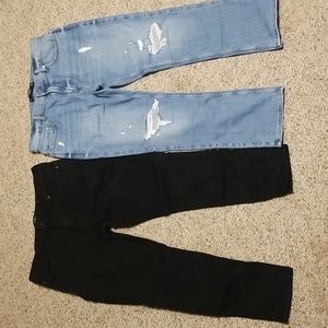 Two pairs of Hollister Jeans